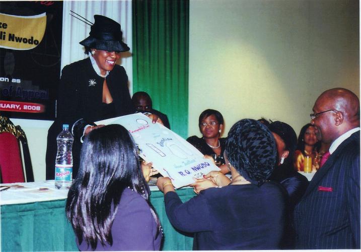 Even when the spotlight was on her, she remained humble and resolute in her dedication to God, family and her profession