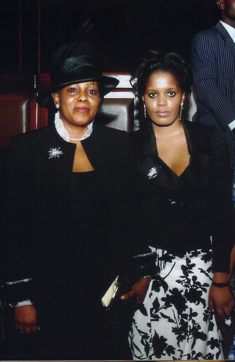 With her daugther Ijeoma